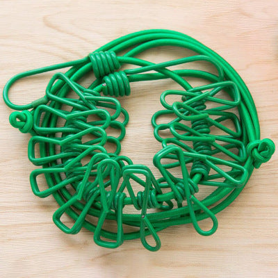Portable Washing Line Elastic Clothes Line for Travel