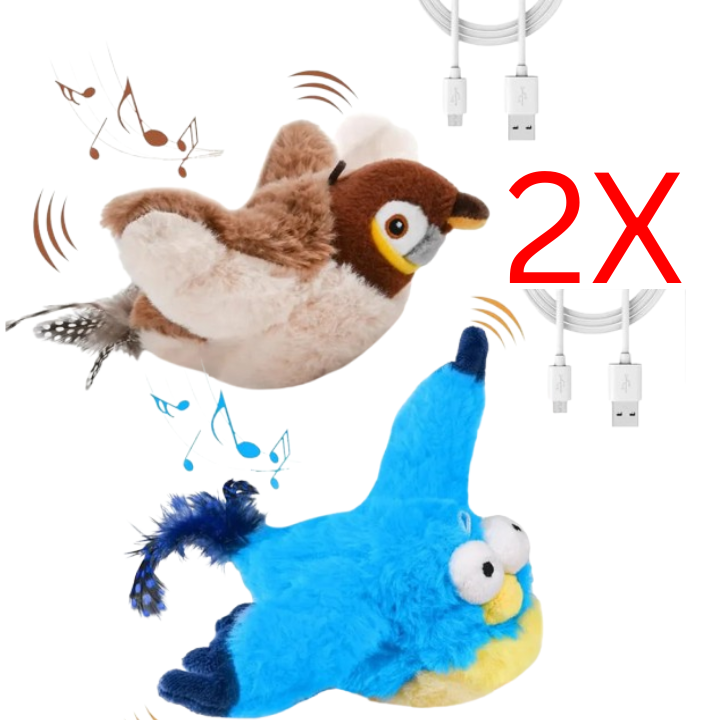 Feather Frenzy™ Flapping Cat Bird (Free Shipping + 50% OFF Today)