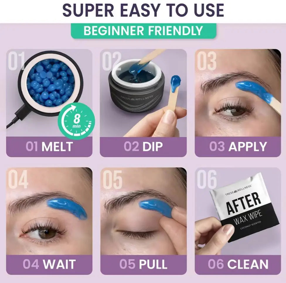 SmoothEase Nose & Brow Wax Kit