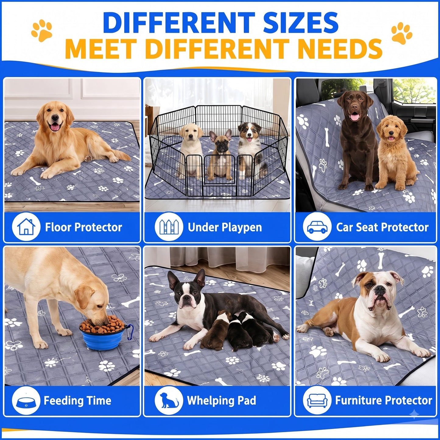 PawShield Washable Pet Pee Pad