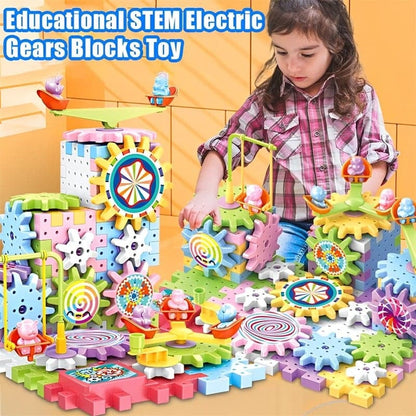 2024 HOT SALE 🔥 - Educational STEM Electric Gears Blocks Toy 🔥
