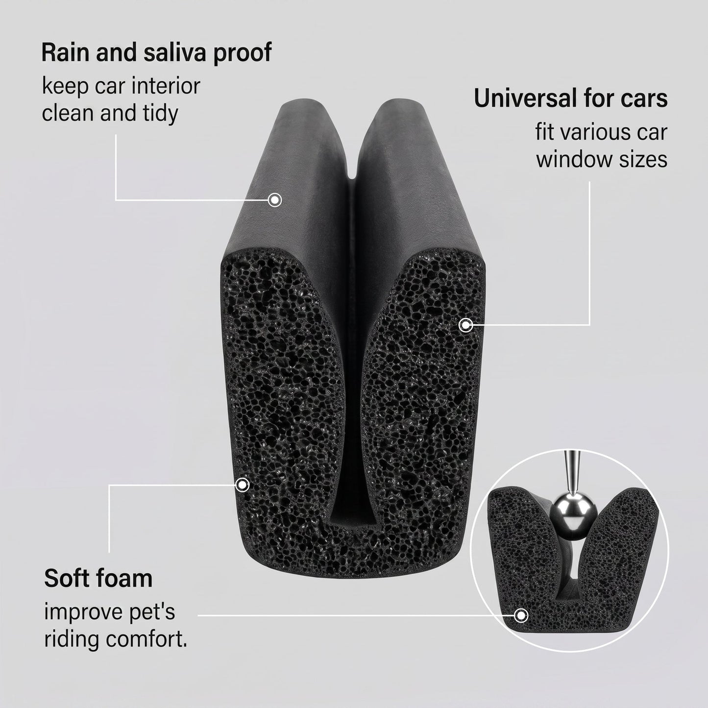 RoadRest™ Car Window Chin Cushion for Dogs