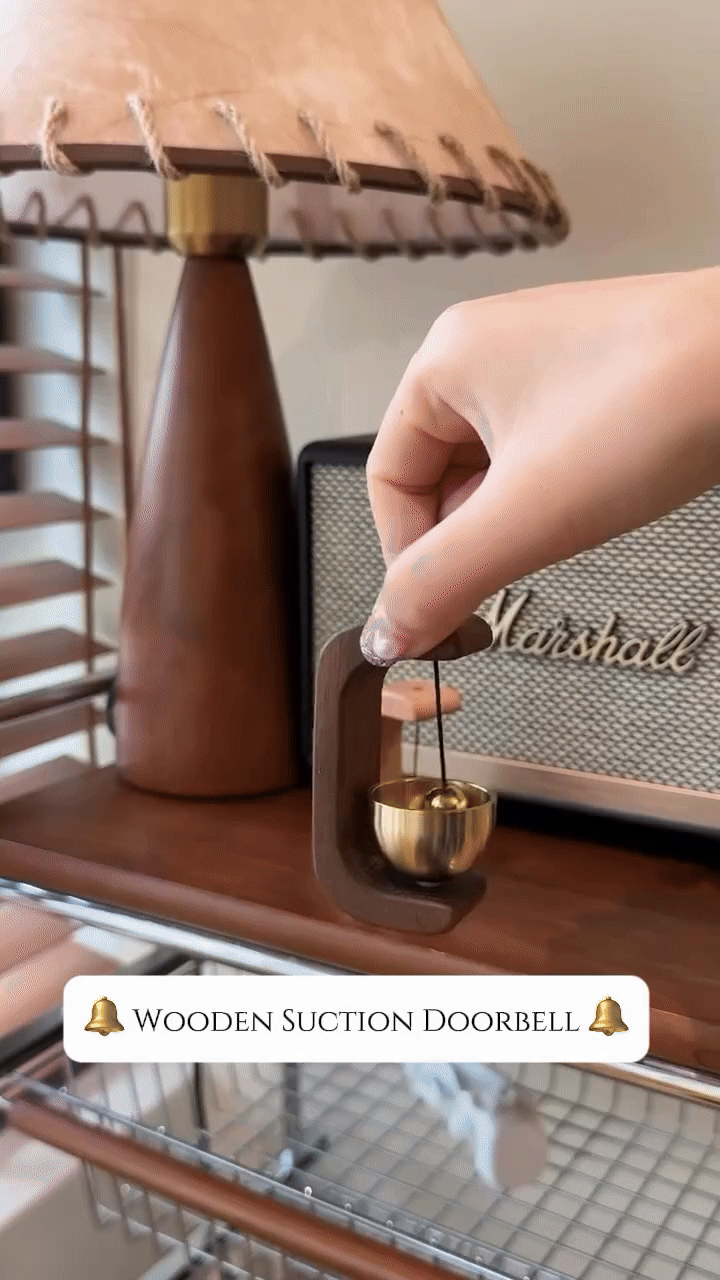 Magnetic Wooden DoorBell
