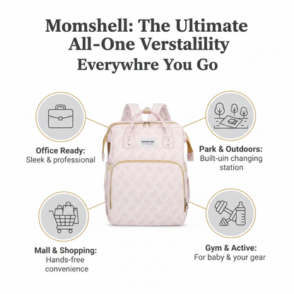 Nestora 3-in-1 Baby Changing Backpack 🎒👶