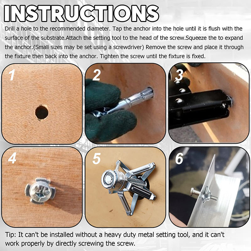 🔩Expansion Screw Petal Nut