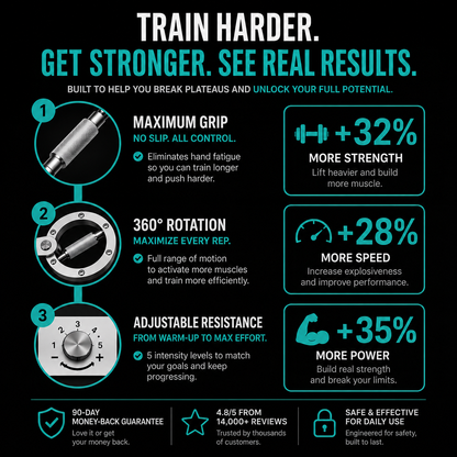 SpinForce™ Adjustable Wrist & Forearm Strength Trainer