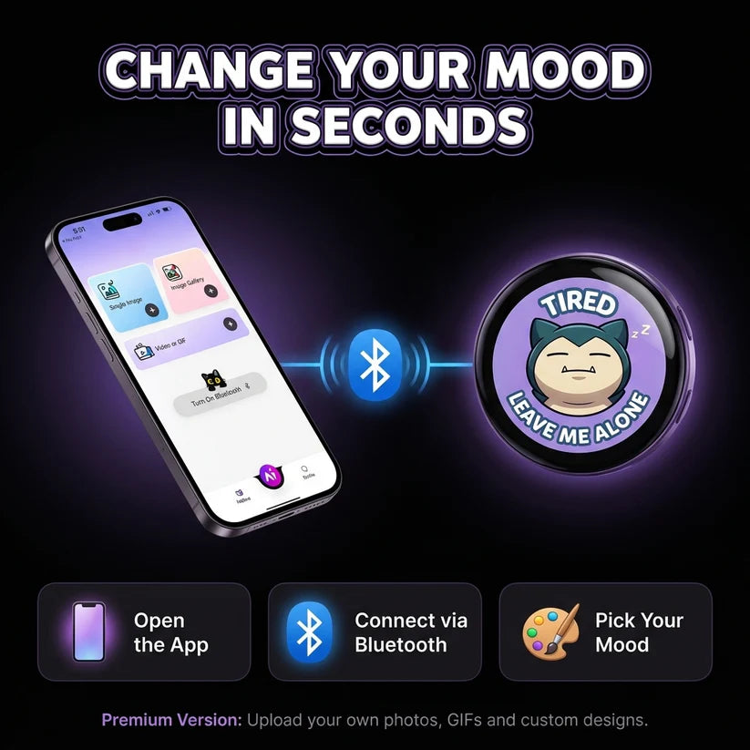 EmotiGlow Smart Mood Pin