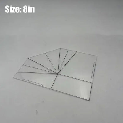 DIY Fabric Foldable Food Basket Sewing Template - With Instructions