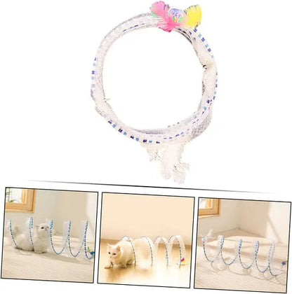 Folding Cat Tunnel Pet Toys
