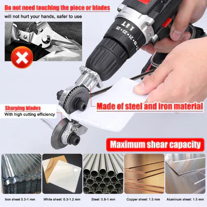 DrillCutPro™ - Metal Cutting Adapter for Drill