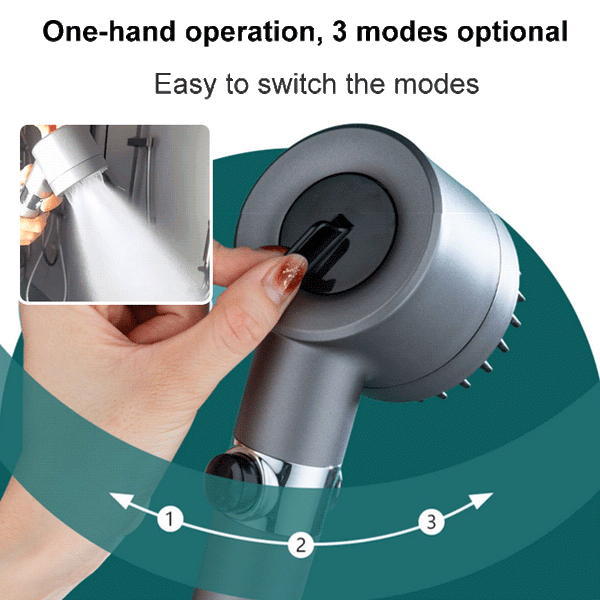 🎁German Massage Multifunctional One-Button Adjustment Shower Head