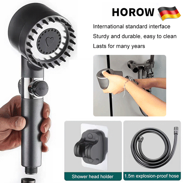 🎁German Massage Multifunctional One-Button Adjustment Shower Head