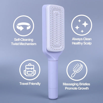 Self Cleaning HairBrush