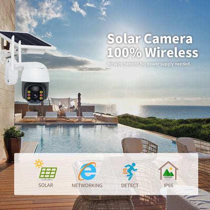 Smart Wireless Solar  Surveillance Camera