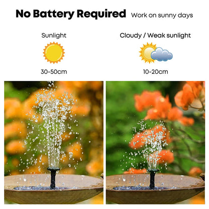 Solar Water Fountain