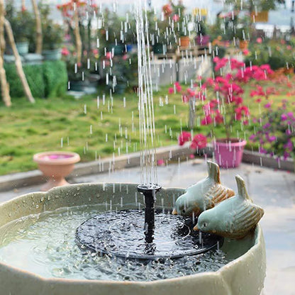 Solar Water Fountain