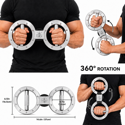 SpinForce™ Adjustable Wrist & Forearm Strength Trainer