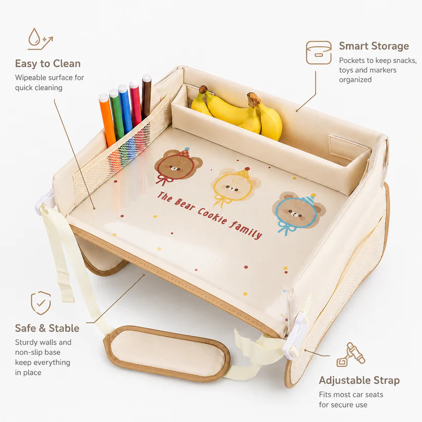 Kids Car Travel Tray for Car Seat