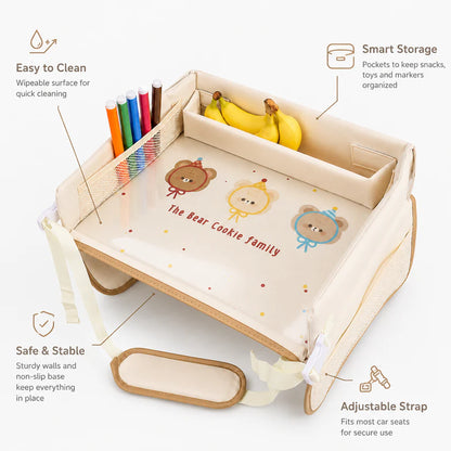 Kids Car Travel Tray for Car Seat