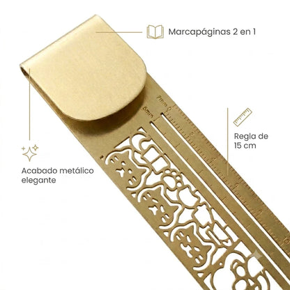 PurrLine Metal Bookmark Ruler