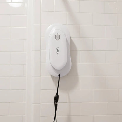 Automatically cleans glass and tile surfaces