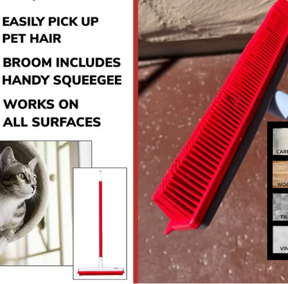 FurSweep Pro Rubber Broom