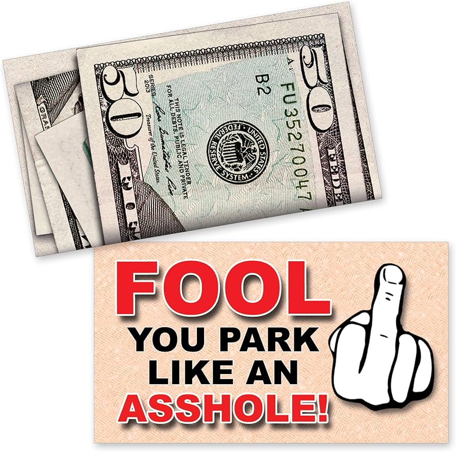 The Parking Cards 50pcs pack