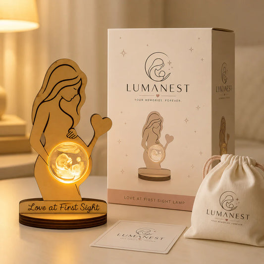 Custom Photo Crystal Lamp™ | Personalized LED Keepsake Gift
