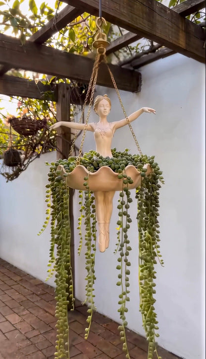 BloomBallet™ Ballerina Hanging Planter