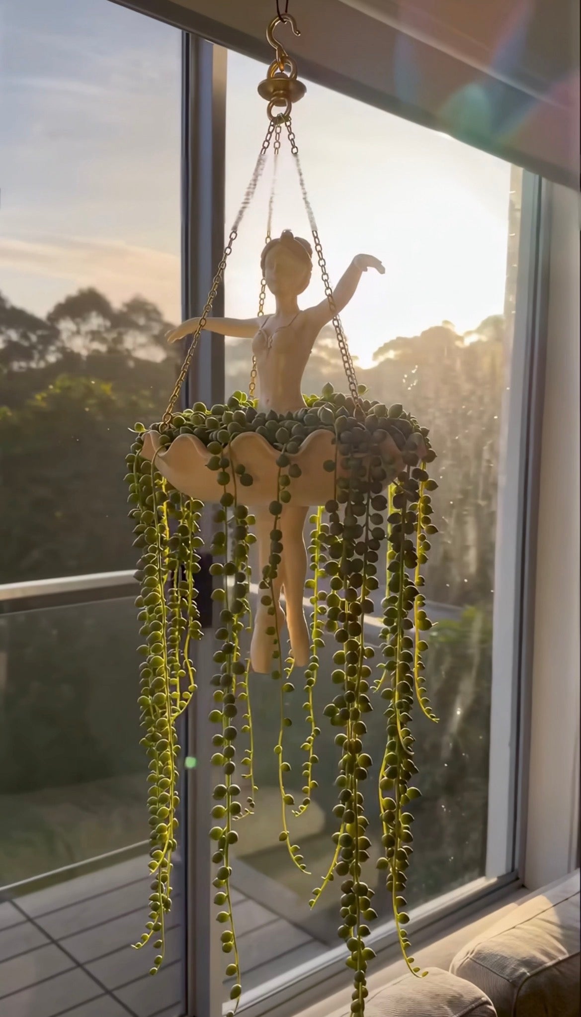 BloomBallet™ Ballerina Hanging Planter