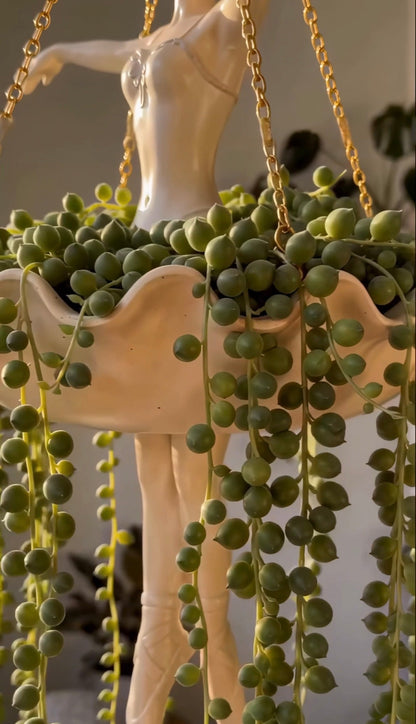 BloomBallet™ Ballerina Hanging Planter