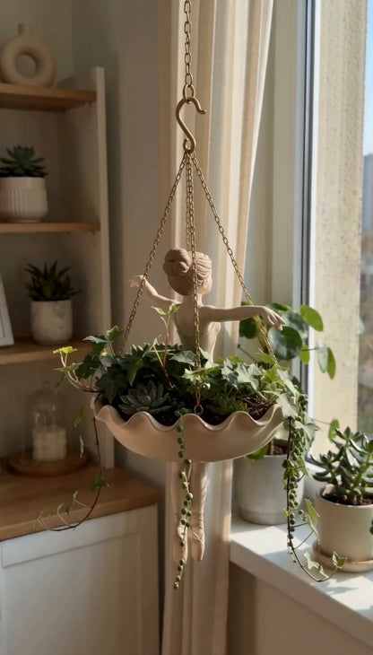 BloomBallet™ Ballerina Hanging Planter
