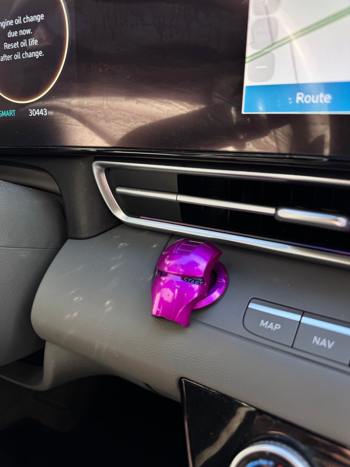 Cute Push-Start Button Cover – Car Ignition Protector