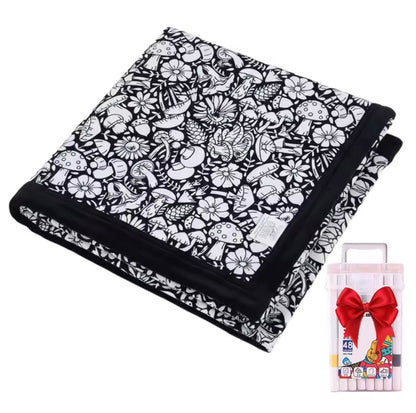 Coloring blanket