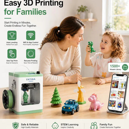 Entina Tina 2 Plus Smart 3D Printers with 250MM/S Fast Printing
