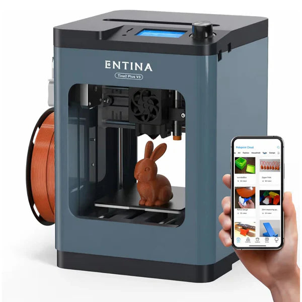 Entina Tina 2 Plus Smart 3D Printers with 250MM/S Fast Printing