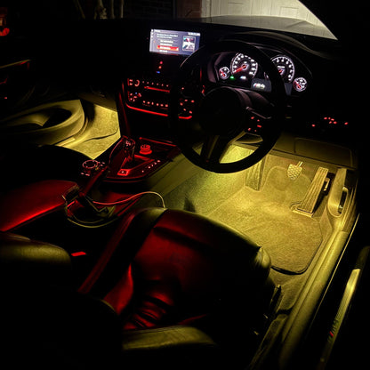 4 Wireless Car Interior Ambient Lights