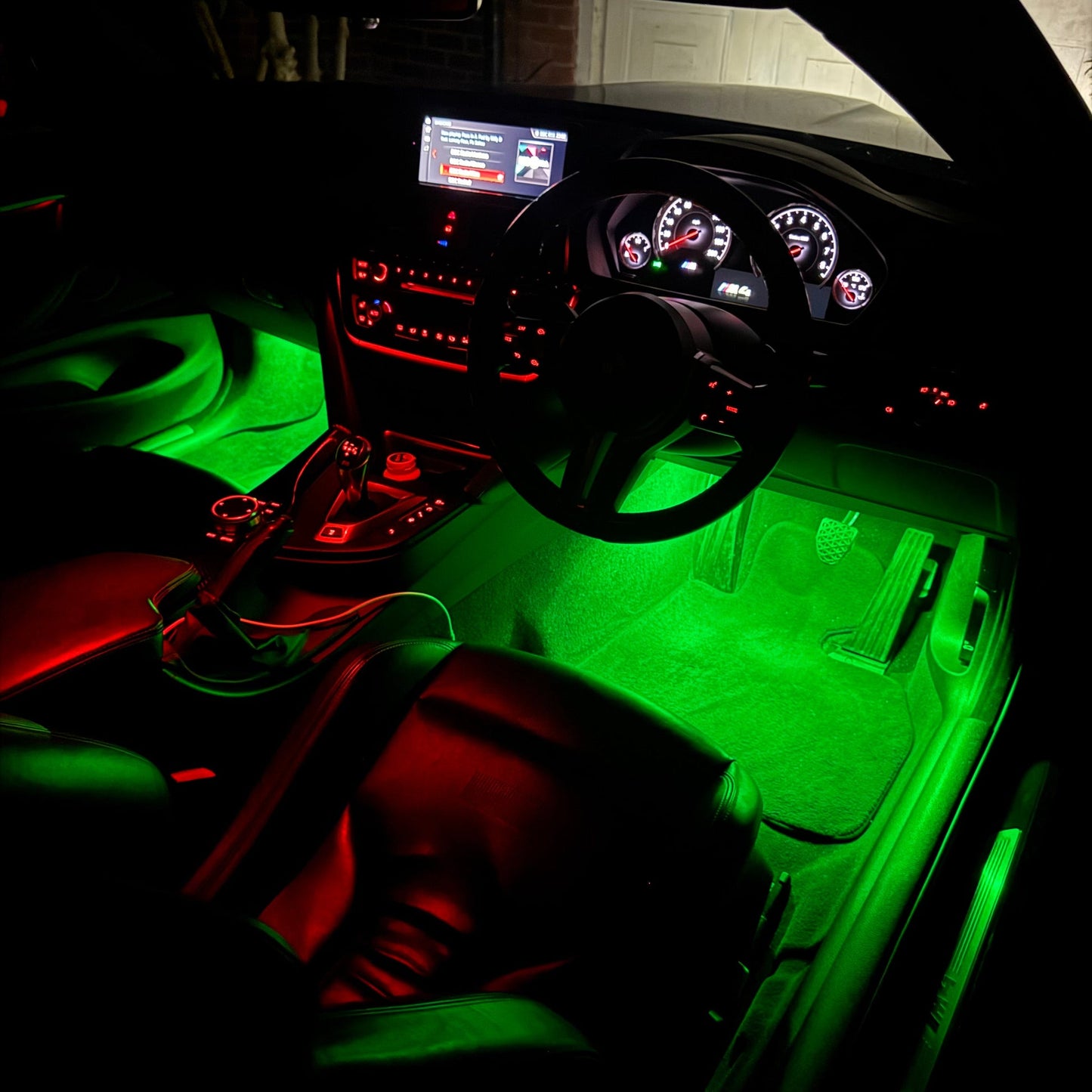 4 Wireless Car Interior Ambient Lights