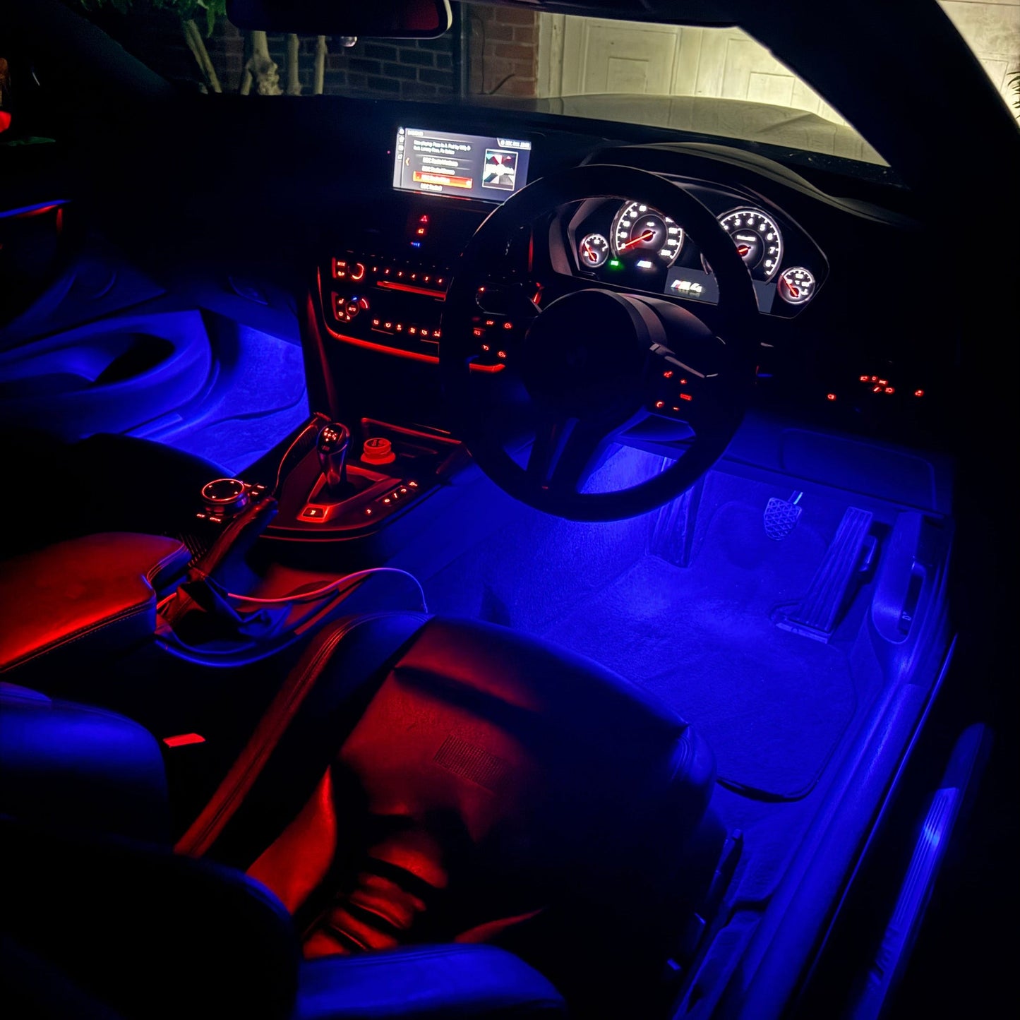 4 Wireless Car Interior Ambient Lights
