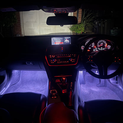 4 Wireless Car Interior Ambient Lights