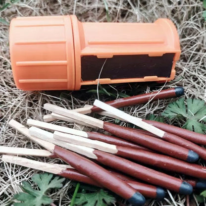 Waterproof Survival Matches – 20pcs Emergency Fire Starter with Case