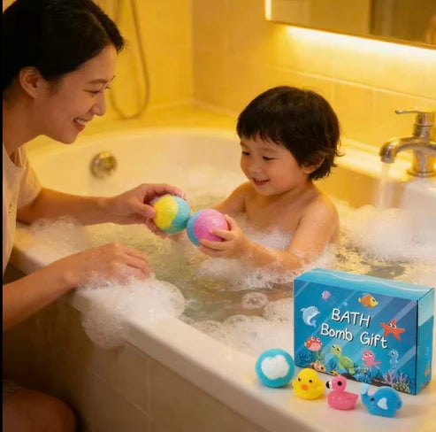 12-Piece Ocean Surprise Toy Bath Bomb Set