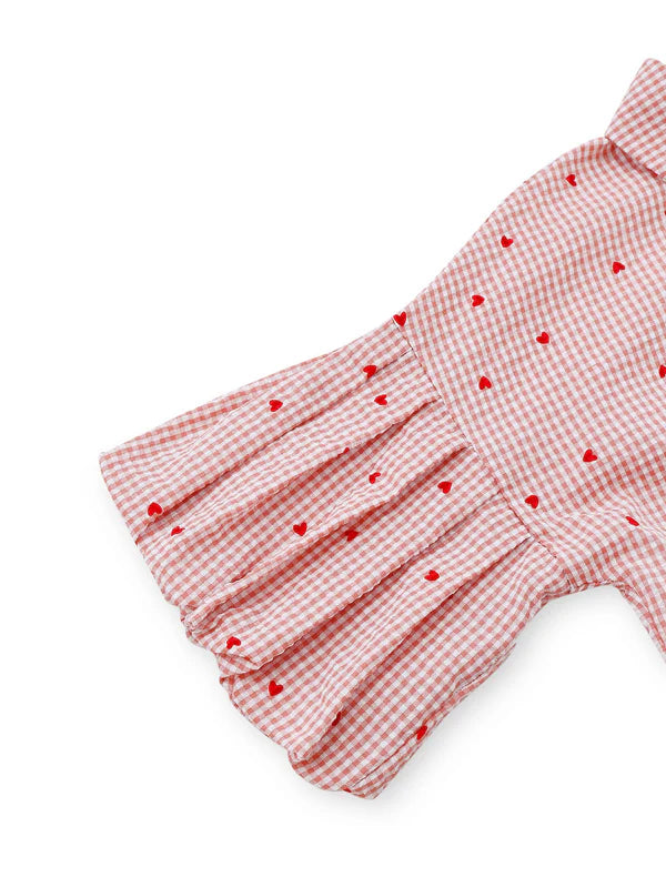 Women’s Pink Plaid Maxi Shirt Dress with Belt & Pocket | Valentine’s Day