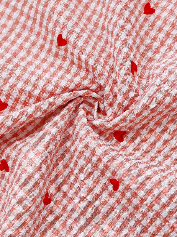Women’s Pink Plaid Maxi Shirt Dress with Belt & Pocket | Valentine’s Day