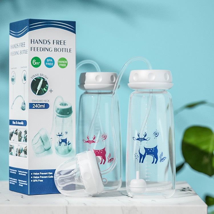 Hands-Free Baby Feeding Bottle (Limited Stock)