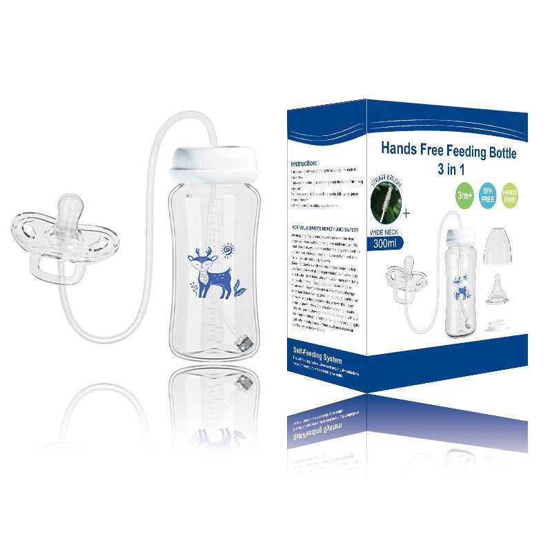 Hands-Free Baby Feeding Bottle (Limited Stock)