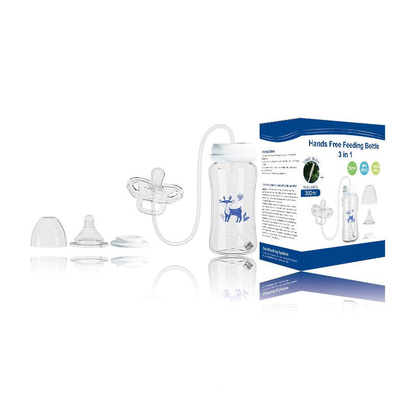 Hands-Free Baby Feeding Bottle (Limited Stock)