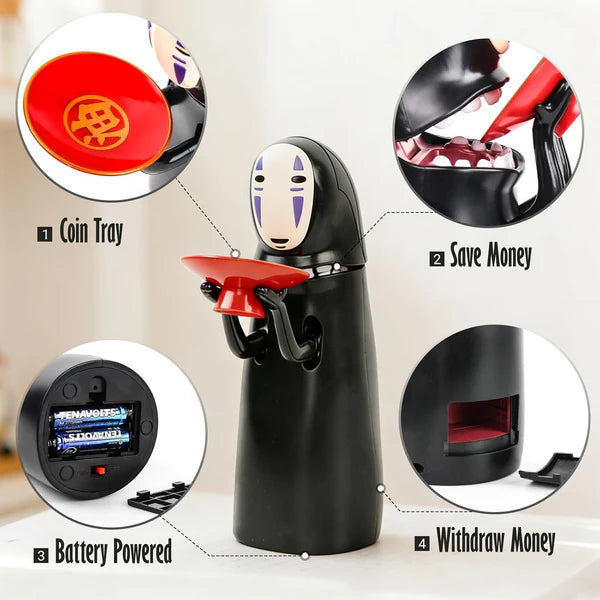 Kaonashi Coin-Eating Piggy Bank