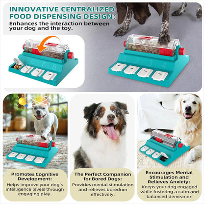 KADTC Smart Drum Puzzle Toy & Slow Feeder