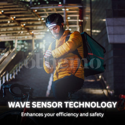 Outdoor Riding Waved Sensor LED Headlight